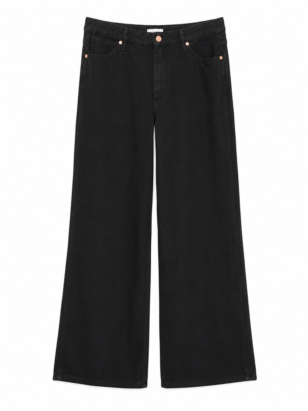 Wrangler Women’s Black Wide Leg Jeans - High Rise. Size: 31